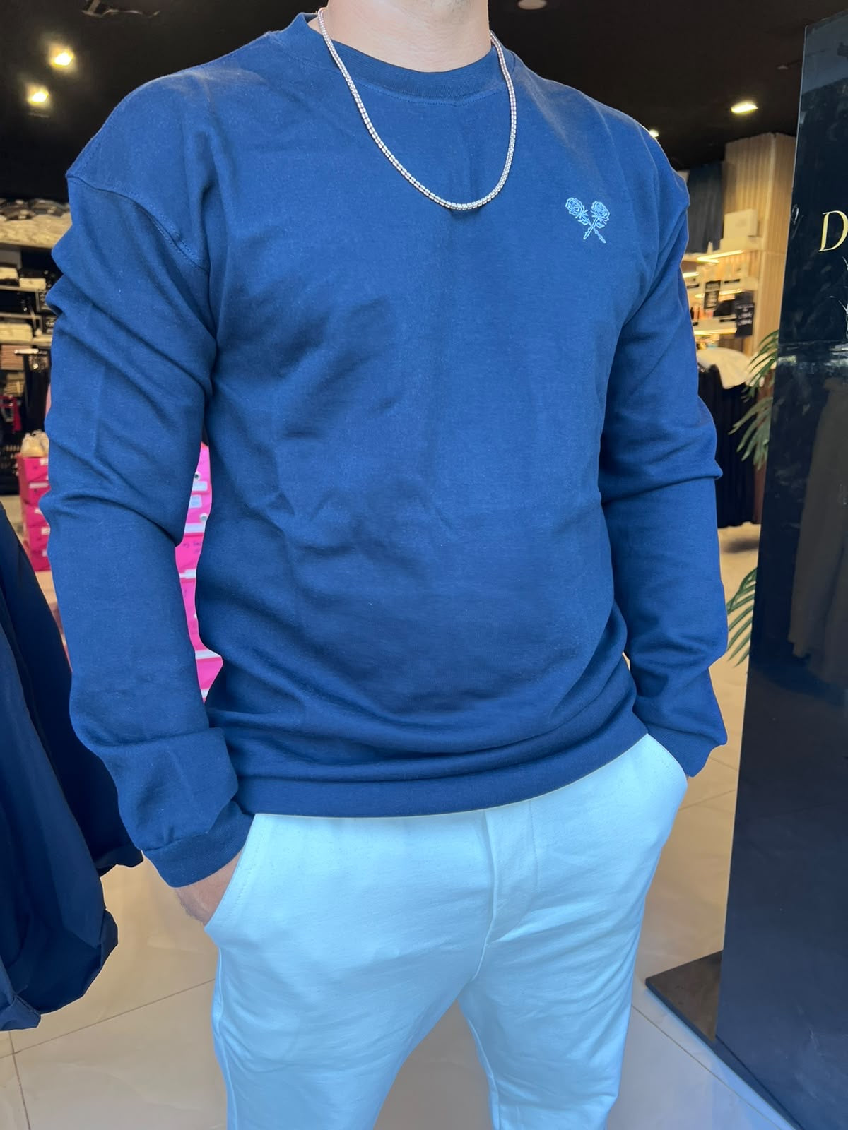 טישרט אופנה כחול