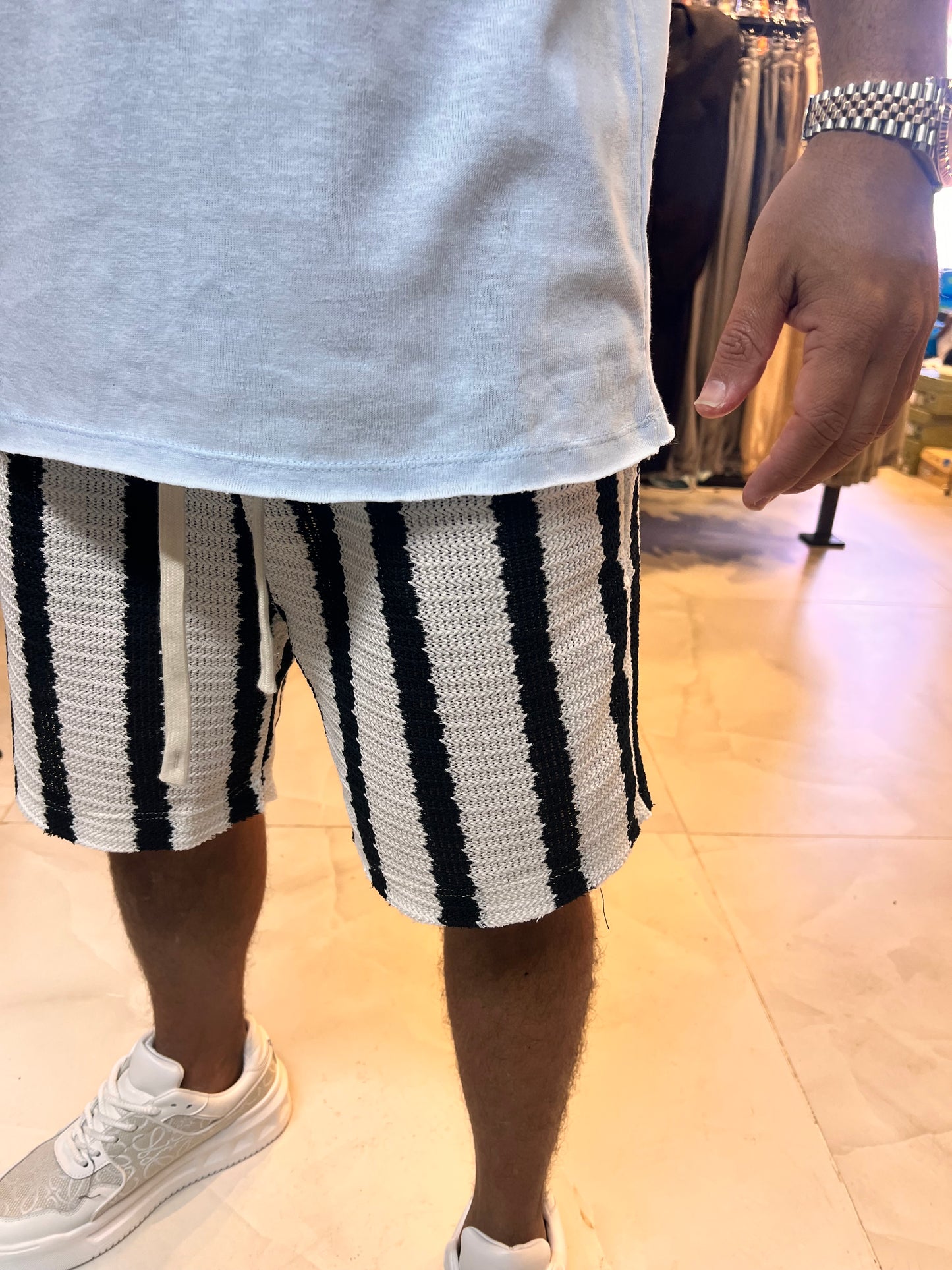 מכנס אופנה מיקונוס פסים