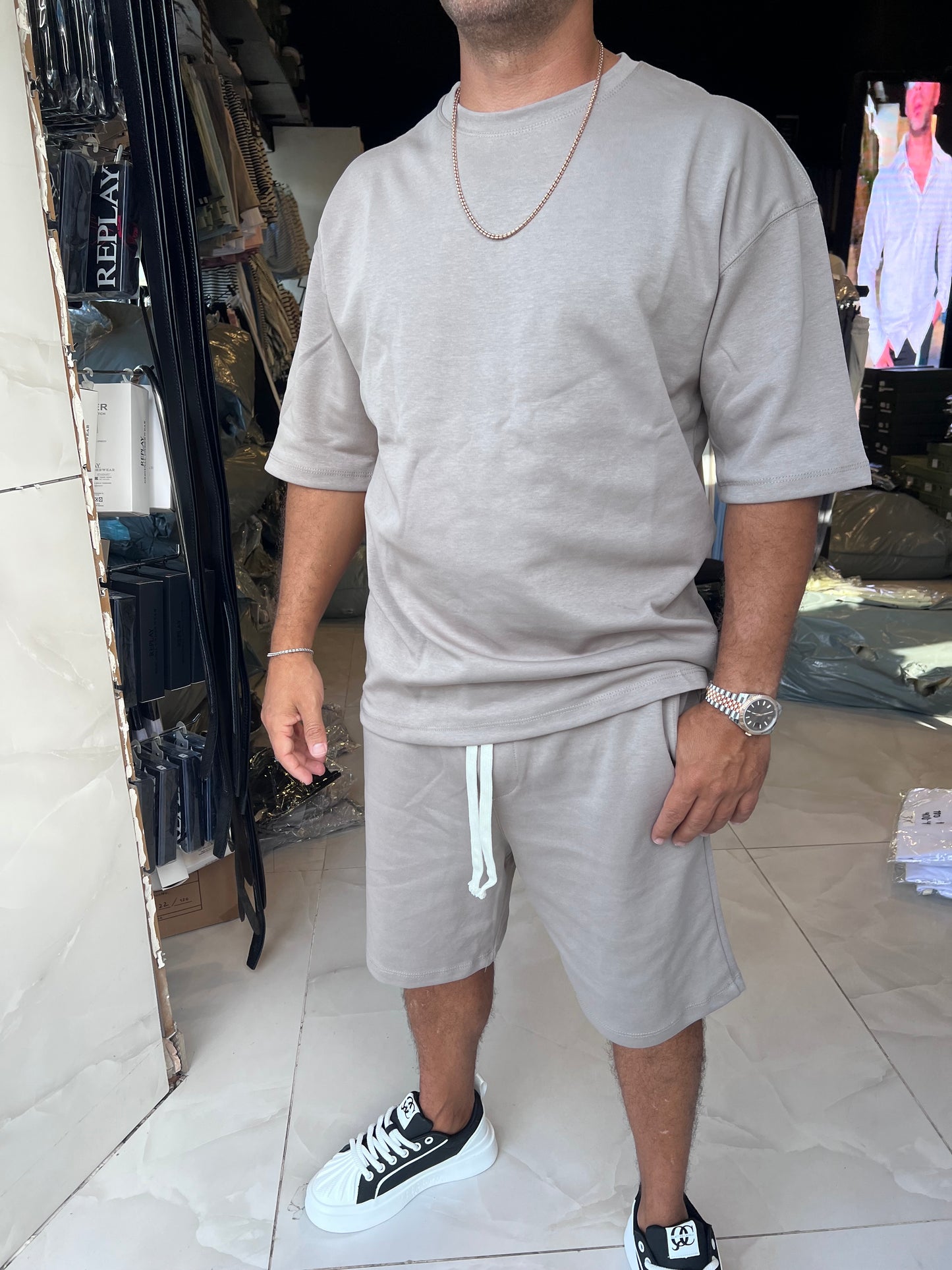 חליפת ניורק אפור