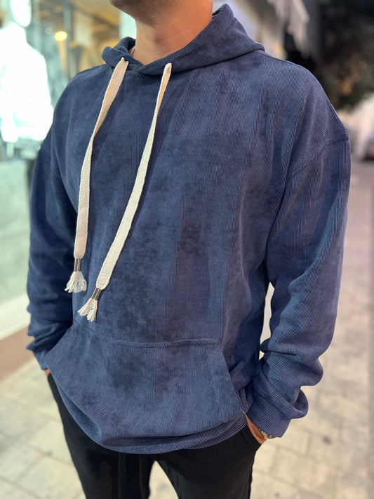 קפוצ׳ון קורדרוי כחול נייבי