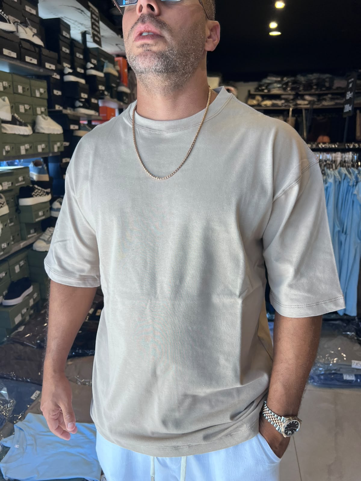 טישרט יוון צבע אפור