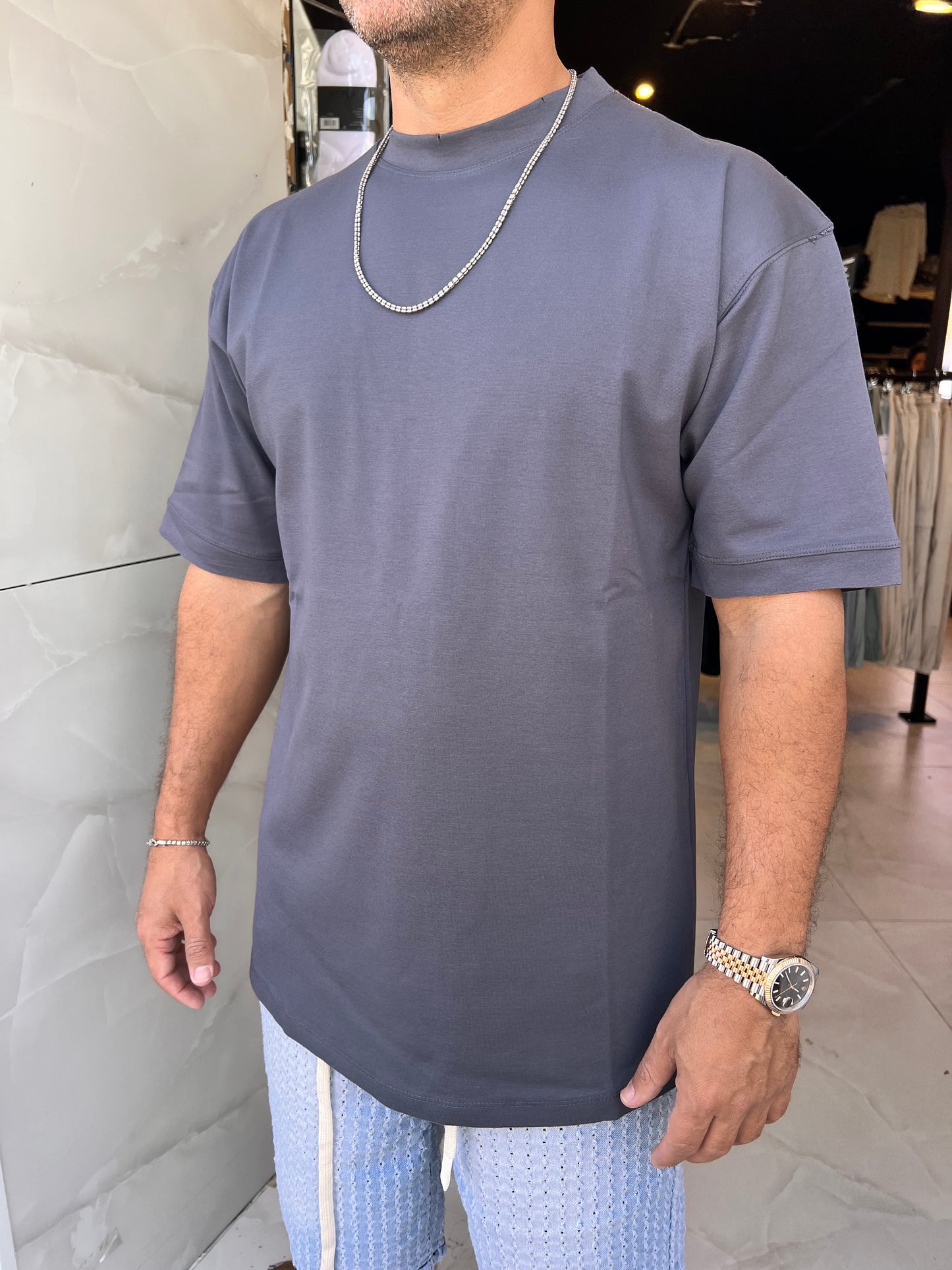 טישרט טוקיו צבע אפור