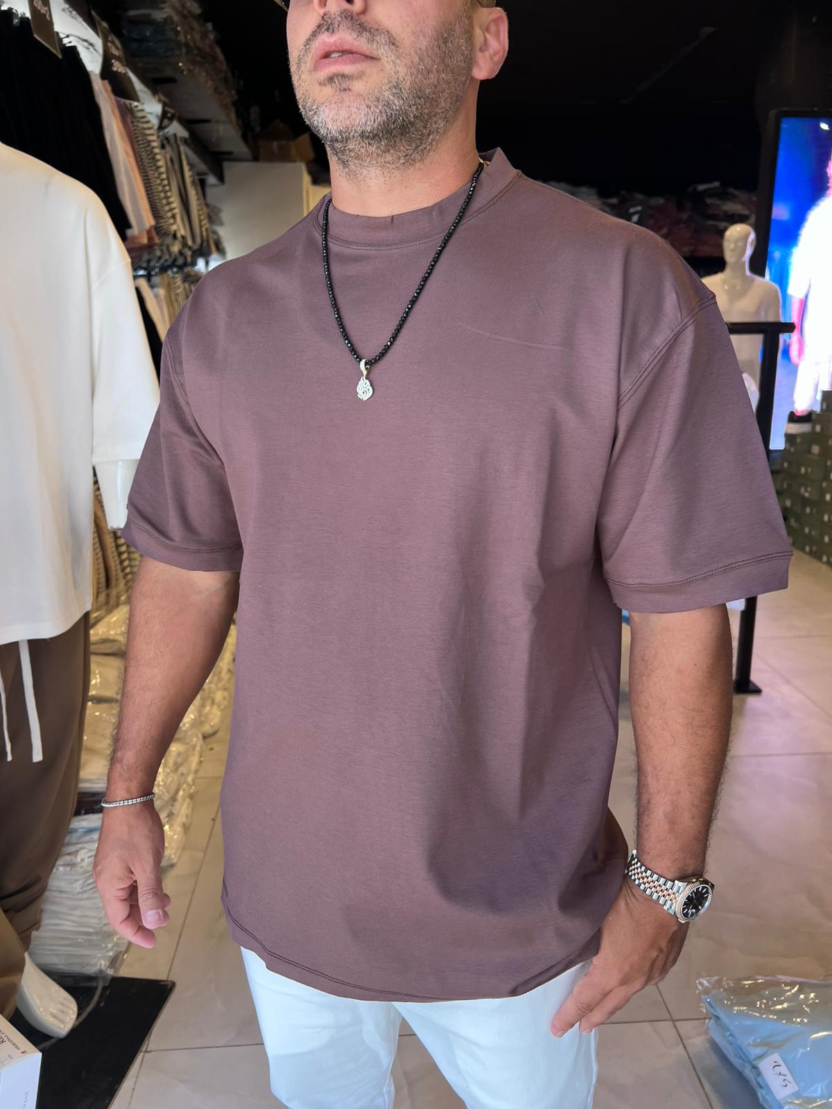 טישרט טוקיו חום