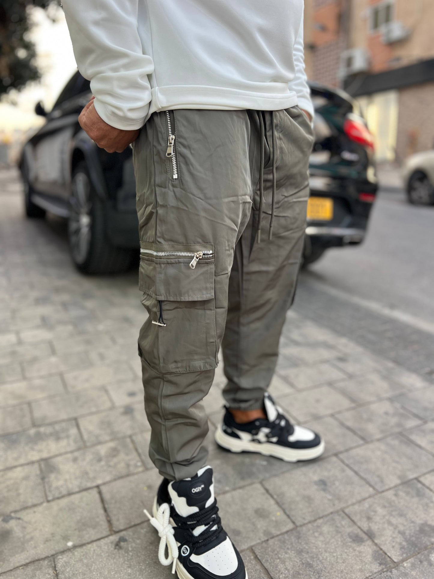 דגמ״ח ניילון רוכסנים ירוק זית