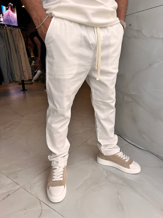 מכנס מילאנו לבן