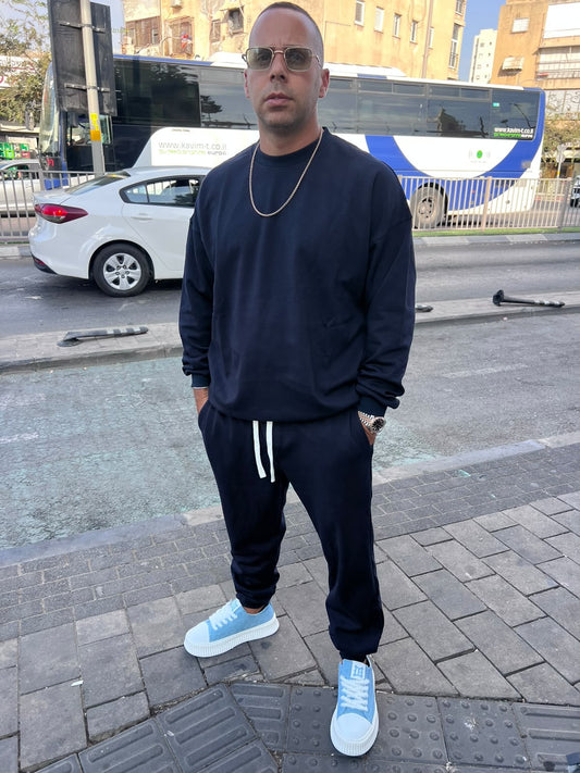 חליפת טרנינג נילי צבע כחול