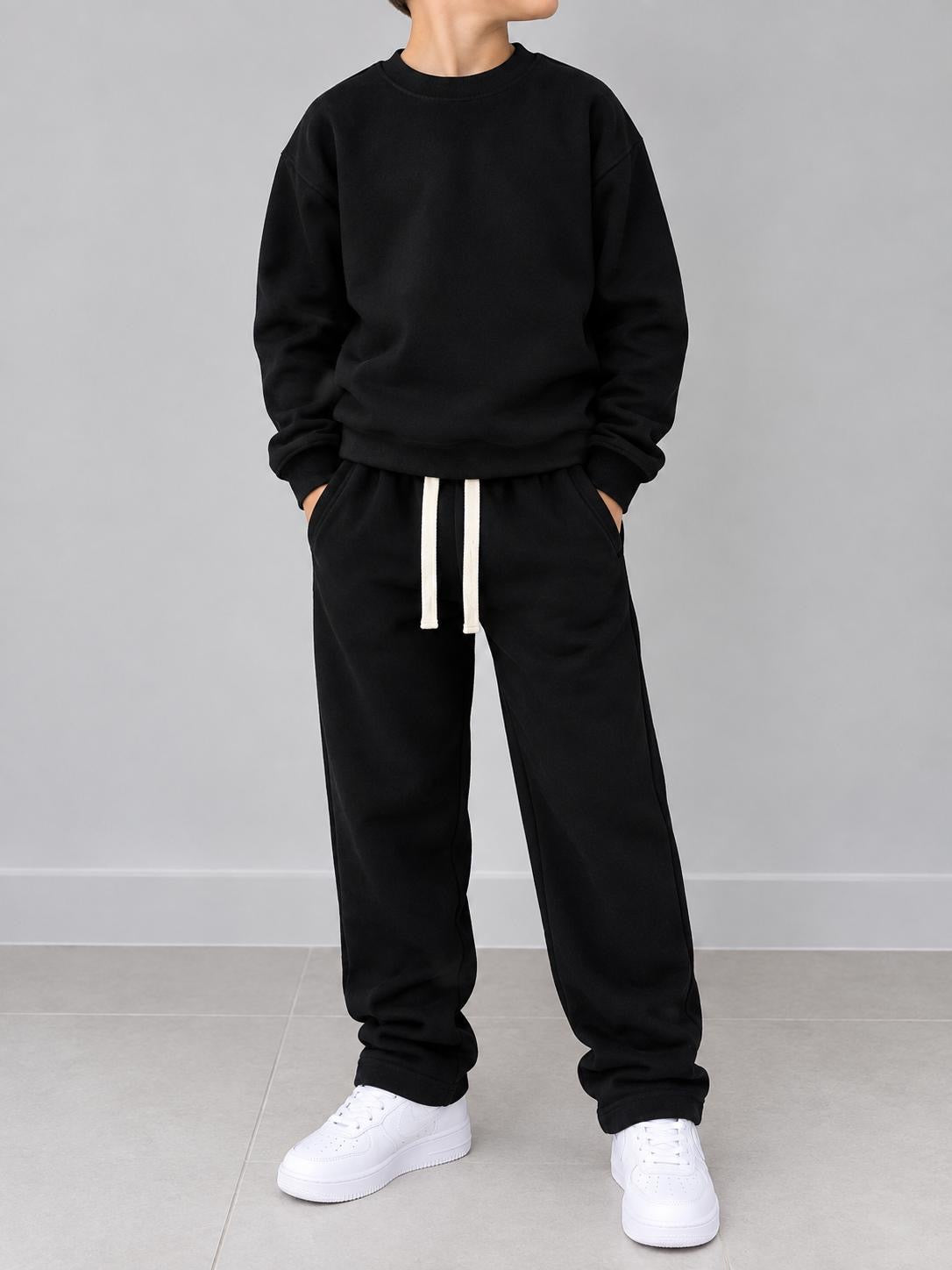 חליפת ניקי צבע שחור ילדים