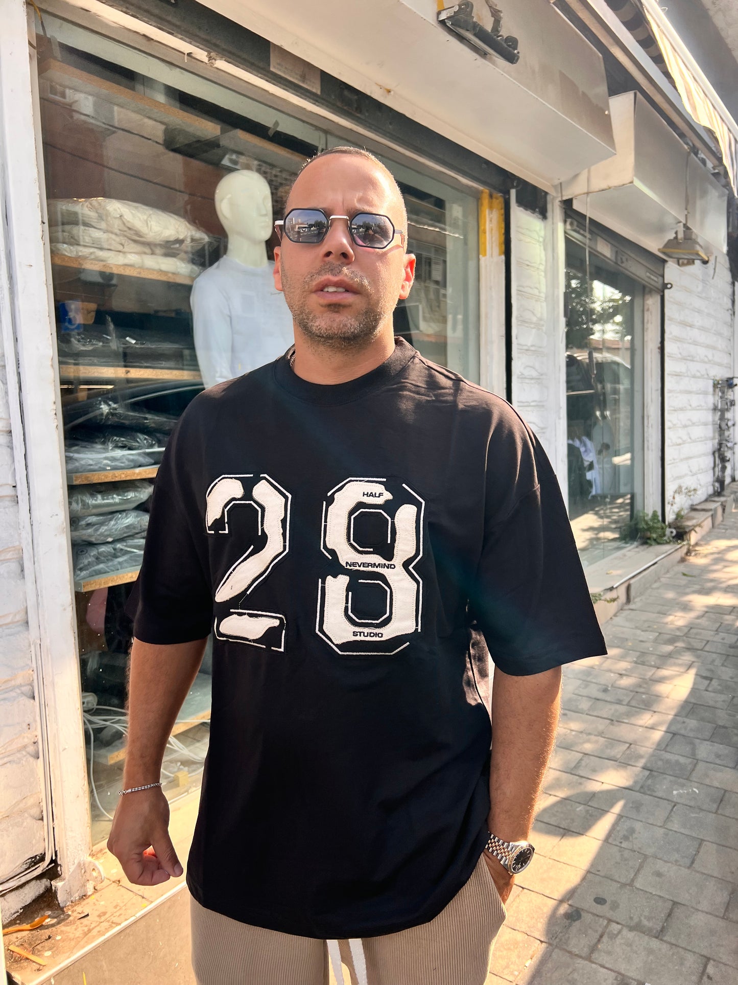 טישרט אופנה שחור מס28