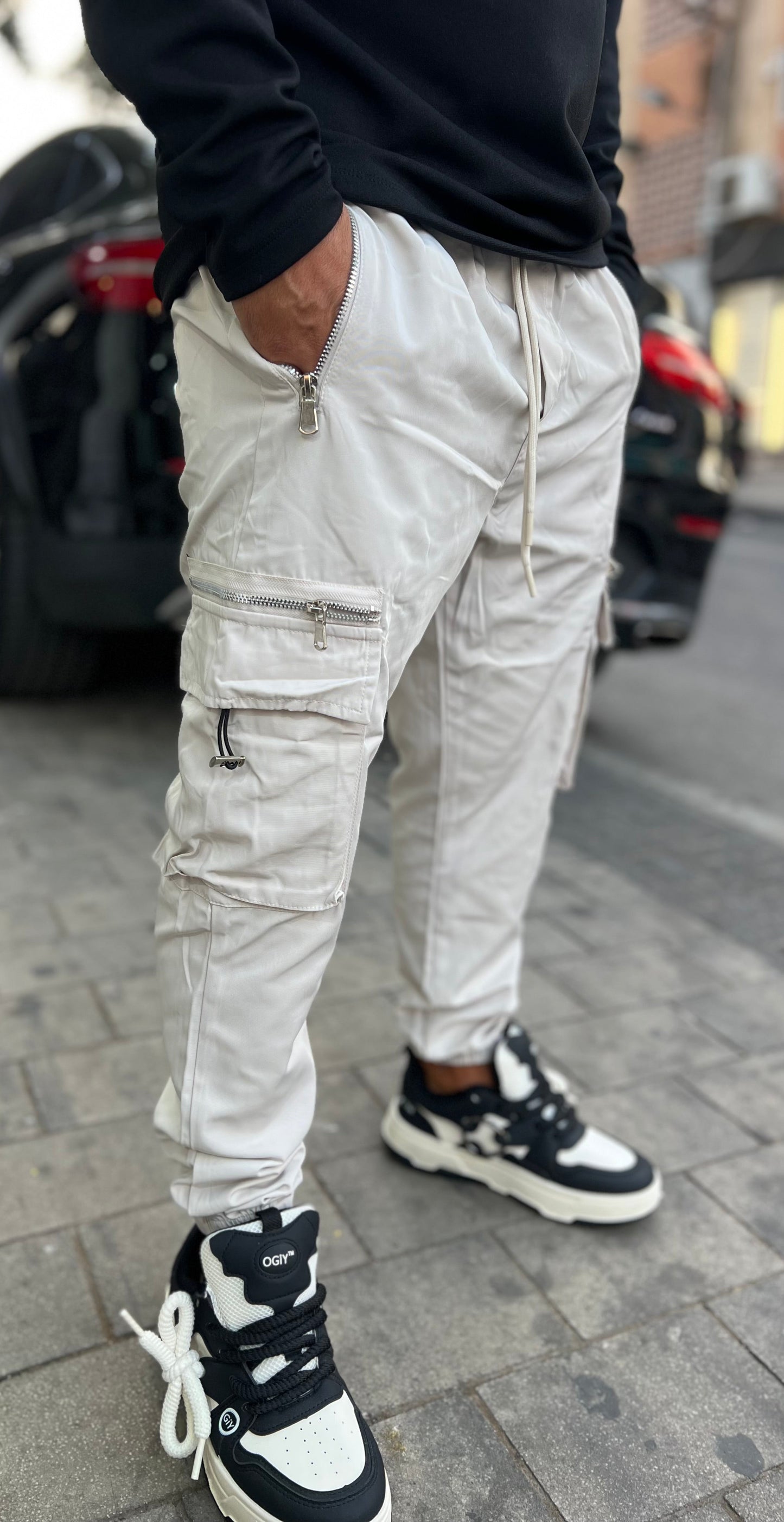 ‎דגמ״ח ניילון רוכסנים צבע בז׳