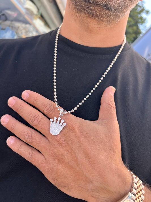 שרשרת כדורים כתר כסופה