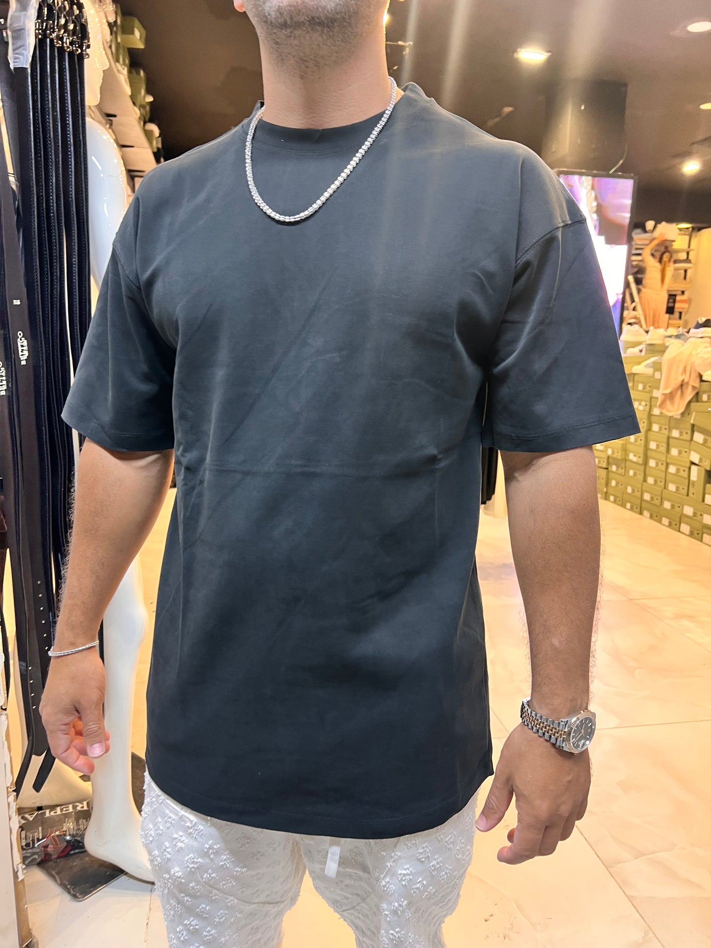 טישרט מרצרייז שחור