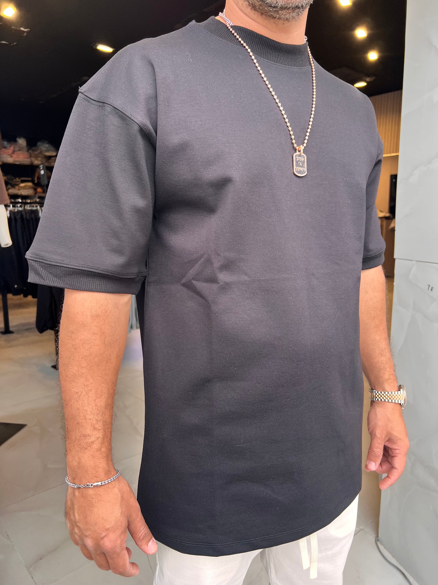 טישרט מילאנו שחור