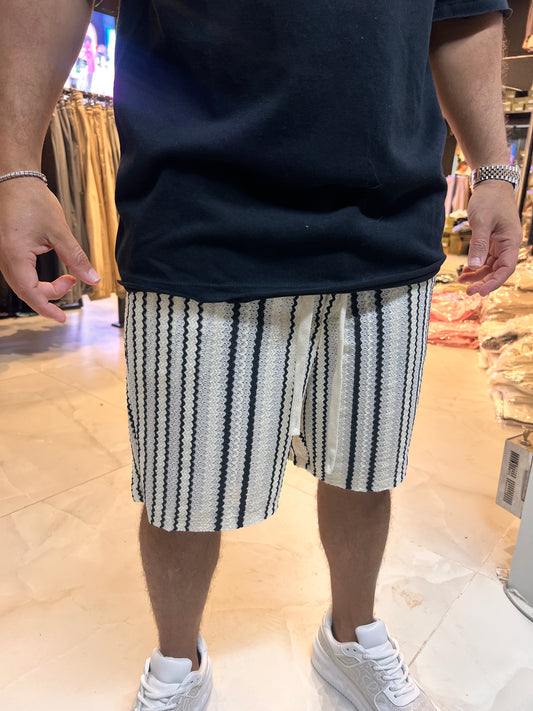 מכנס אופנה מיקונוס זיגזג פסים