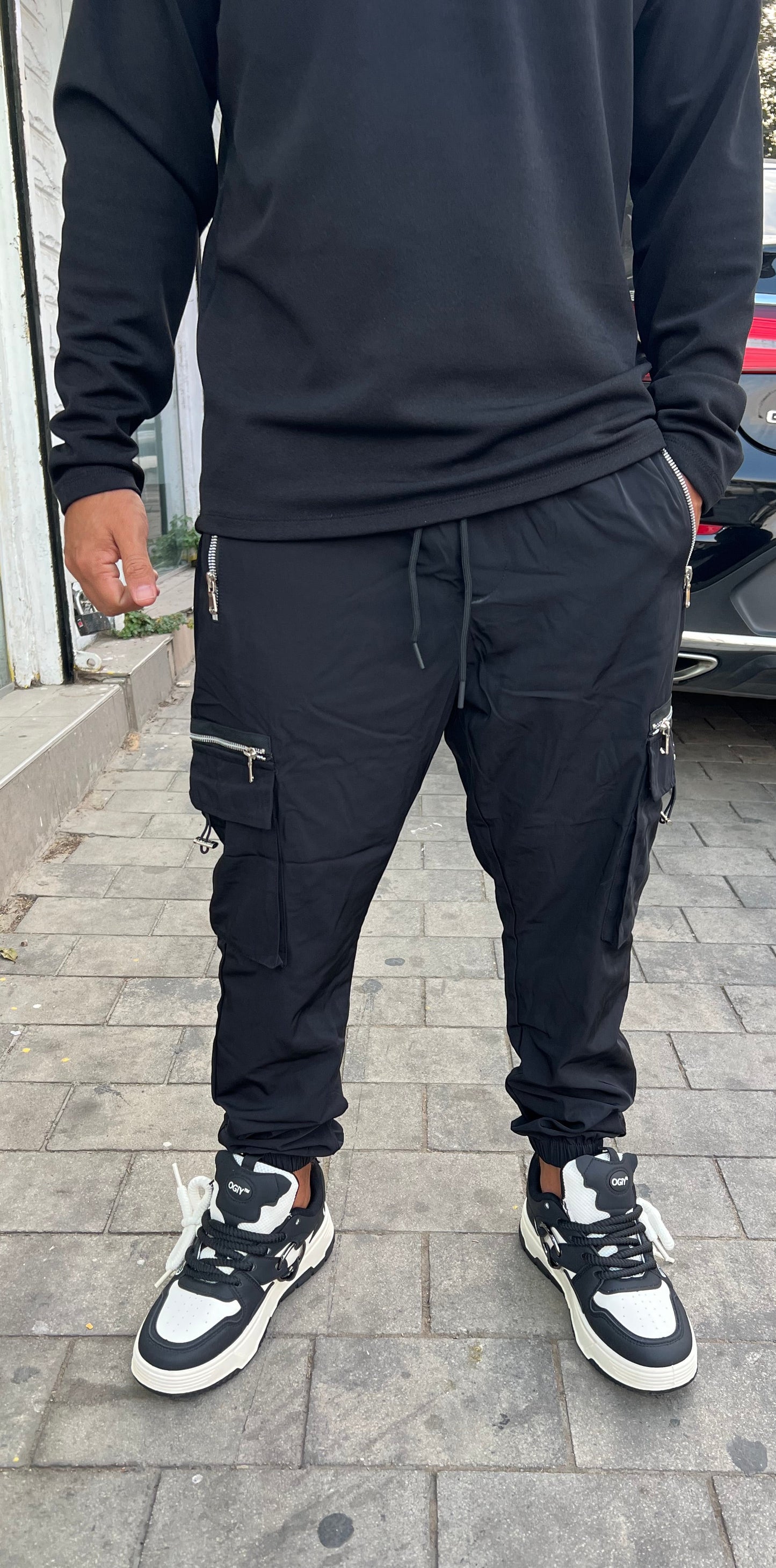 דגמ״ח ניילון רוכסנים שחור