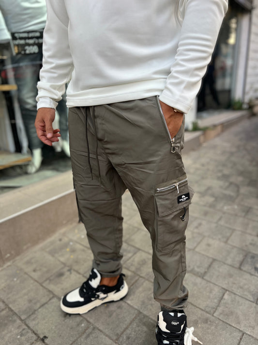 דגמ״ח ניילון רוכסנים ירוק זית